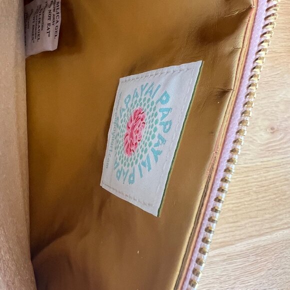 NWT: Papaya "Quartz Guilded Flowers" 9x7 Clutch - Picture 4 of 5